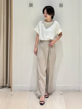 「アイテム（イヤリング、その他）」を使った、しらがさん（レディース・159cm）の夏コーディネート
