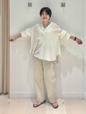 「アイテム（腕時計）」を使った、しらがさん（レディース・159cm・30代）の夏コーディネート