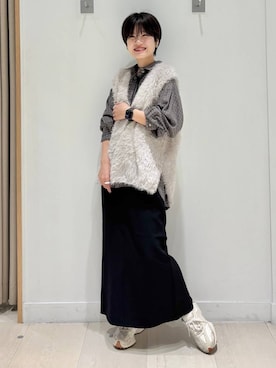 「アイテム（腕時計）」を使った、しらがさん（レディース・159cm）の秋コーディネート