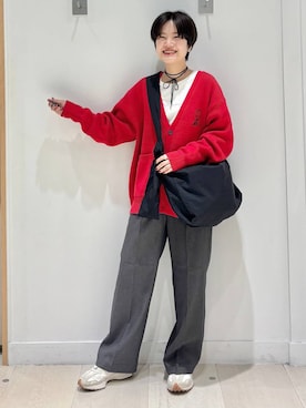 「アイテム（チョーカー）」を使った、しらがさん（レディース・159cm・30代）の秋コーディネート