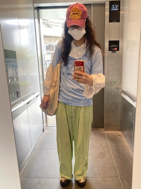 「IKEA（イケア）のアイテム」を使った、mama9~♩さん（メンズ・170cm）の春コーディネート