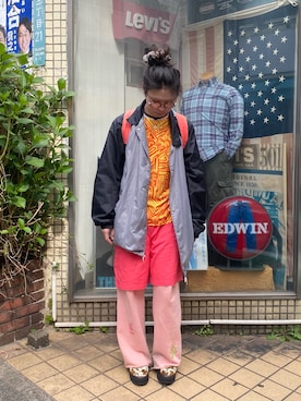 「MARC JACOBS（マークジェイコブス）のアイテム」を使った、mama9~♩さん（メンズ・170cm）の春コーディネート