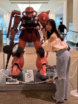 「大人カジュアルコーデ」｜「アイテム（サンダル）」を使った、寝々さん（レディース・153cm）の夏コーディネート