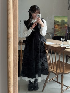 「アイテム（ワンピース/ドレス）」を使った、寝々さん（骨格ウェーブ・レディース・153cm）の秋コーディネート