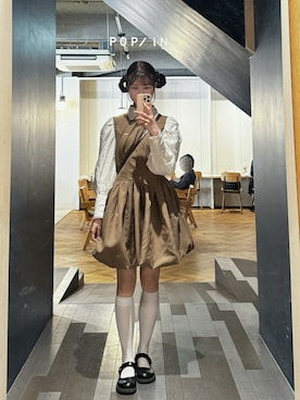 「idem（イデム）のアイテム」を使った、寝々さん（レディース・153cm）の夏コーディネート