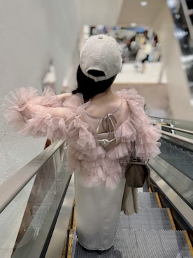 「Louere（ルエレ）のアイテム」を使った、寝々さん（レディース・153cm）の春コーディネート