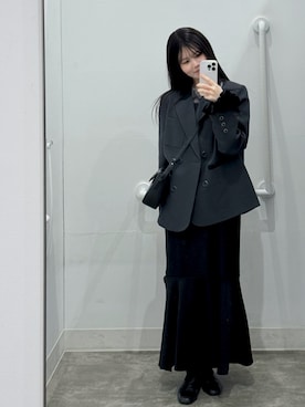 「Louere（ルエレ）のアイテム」を使った、寝々さん（レディース・153cm）の春コーディネート