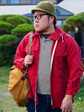 「At Last&Co（アットラスト）のアイテム」を使った、Herringさん（メンズ・178cm）の秋コーディネート