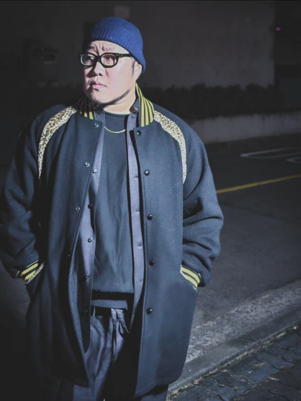 「新星WEARISTAにエントリー、AURALEE、NEEDLES、rdv o globe、LEH」｜「Needlesのアイテム（ジャケット/アウター、ブラック系）」を使った、Herringさん（メンズ・178cm）の冬コーディネートの1枚目の写真
