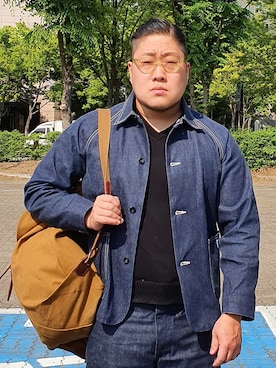 「At Last&Co（アットラスト）のアイテム」を使った、Herringさん（メンズ・178cm）の春コーディネート