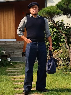 「At Last&Co（アットラスト）のアイテム（ジャケット/アウター）」を使った、Herringさん（メンズ・178cm）の秋コーディネート