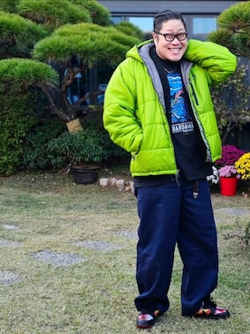 「アイテム（マウンテンパーカー）」を使った、Herringさん（メンズ・178cm）の秋コーディネート
