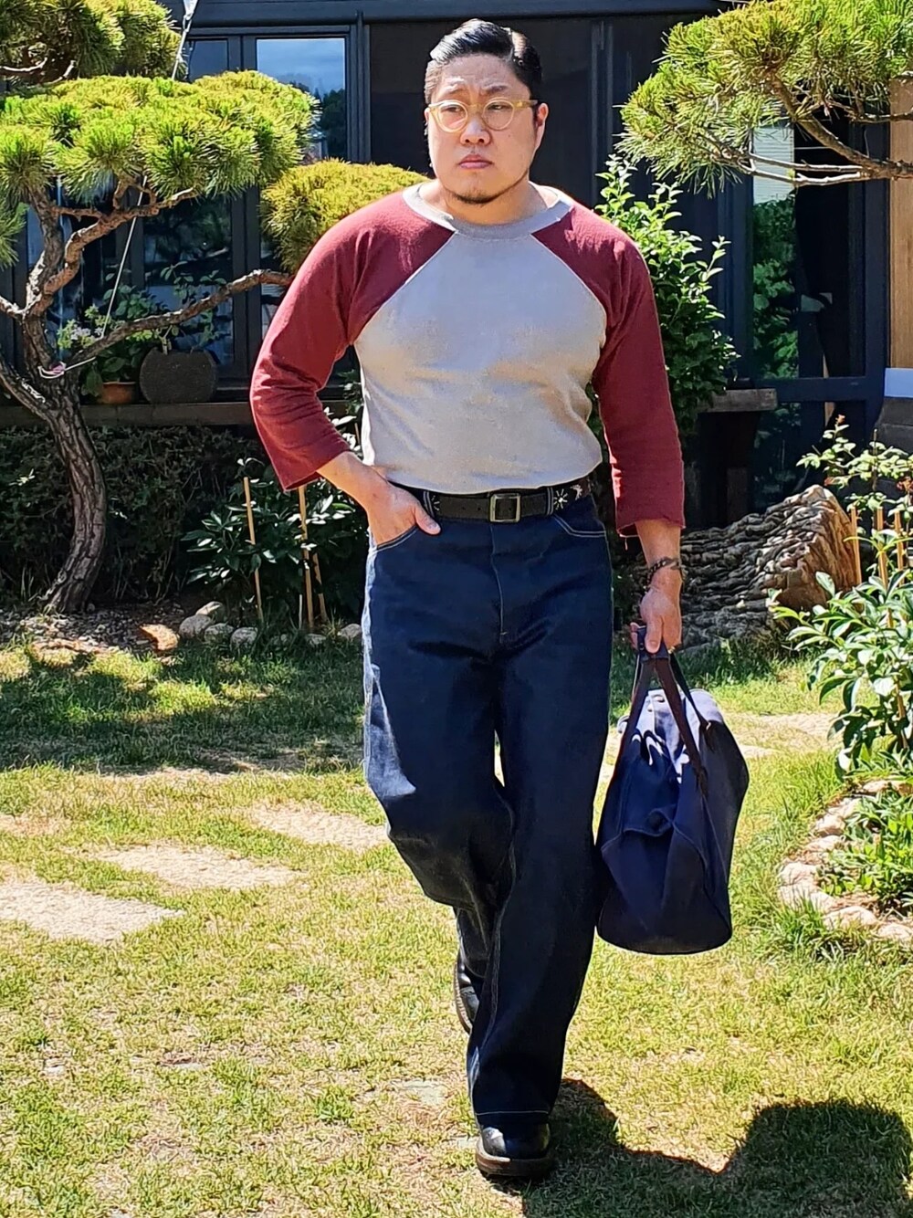 「At last&co、butcherproducts、アットラスト、アメカジ、whitesboots、HTC」｜「At Last&Coのアイテム（トップス、その他）」を使った、Herringさん（メンズ・178cm）の夏コーディネートの1枚目の写真