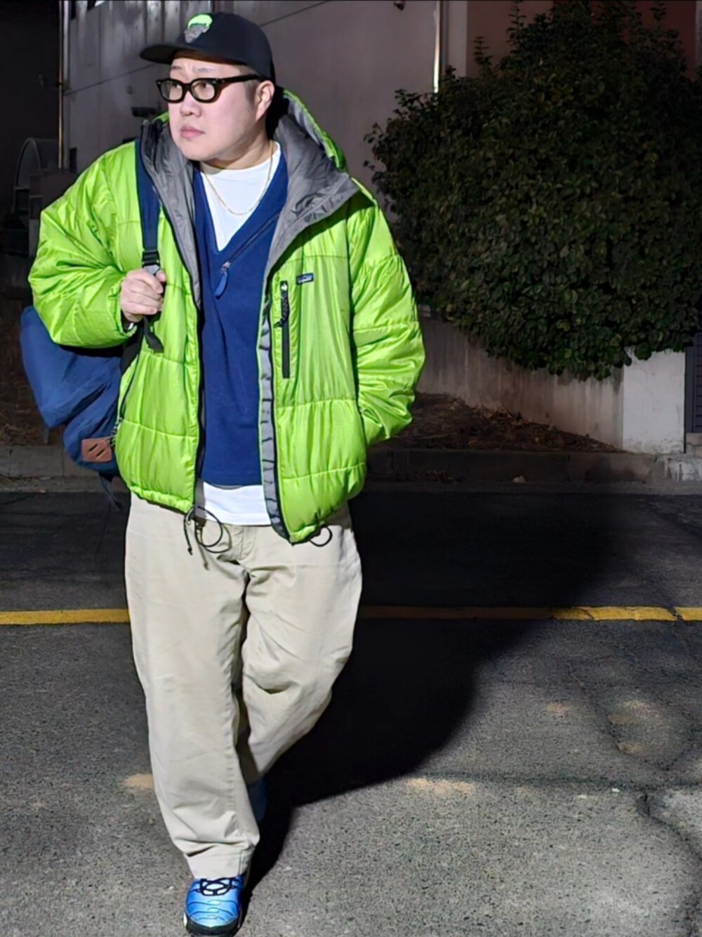 「patagonia、MILSPEC、vintage」｜「patagoniaのアイテム（マウンテンパーカー、その他）」を使った、Herringさん（メンズ・178cm）の冬コーディネートの1枚目の写真
