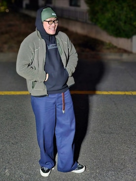 「FUTUR（フューチャー）のアイテム」を使った、Herringさん（メンズ・178cm）の秋コーディネート