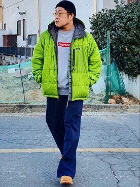 「patagonia」｜「アイテム（マウンテンパーカー）」を使った、Herringさん（メンズ・178cm）の春コーディネート