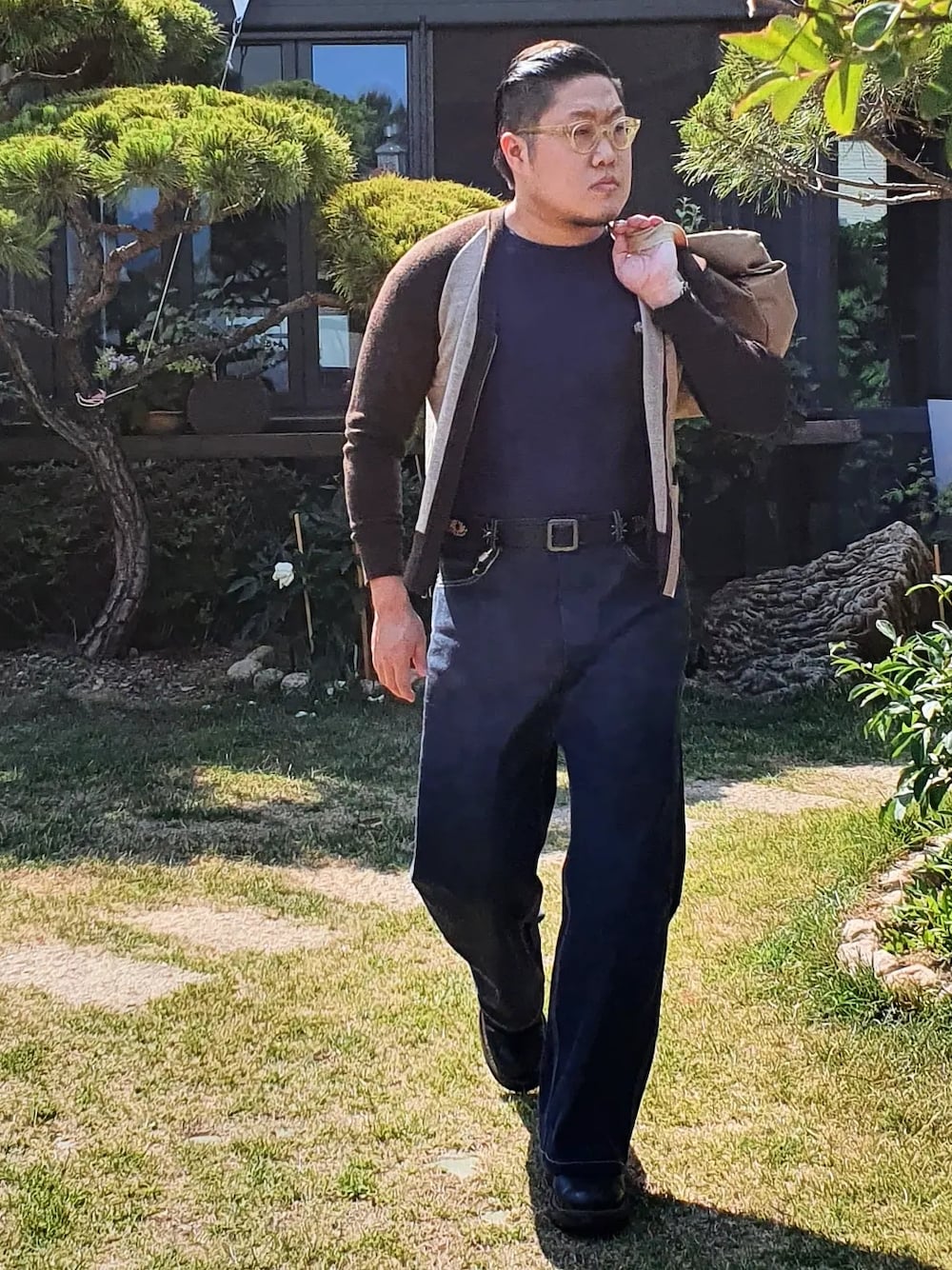 「At last&co、butcherproducts」｜「At Last&Coのアイテム（トップス、その他）」を使った、Herringさん（メンズ・178cm）の春コーディネートの1枚目の写真