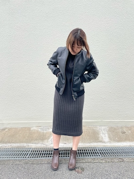 こめちゃんさん（レディース・162cm）の冬コーディネート