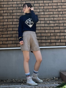 「FTC（エフティーシー）のアイテム」を使った、maakoさん（レディース・162cm）の春コーディネート