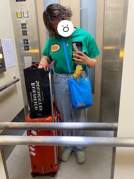 「UNIQLOコーデ」｜「アイテム（スリッポン）」を使った、ねまさん（レディース・154cm）の夏コーディネート