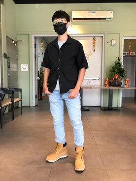 「Life8（ライフエイト）のアイテム」を使った、magliliさん（メンズ・174cm）の秋コーディネート