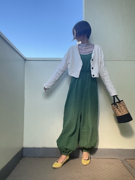 「Discoat」｜「アイテム（オールインワン・サロペット）」を使った、tink0804さん（レディース・157cm）の秋コーディネート