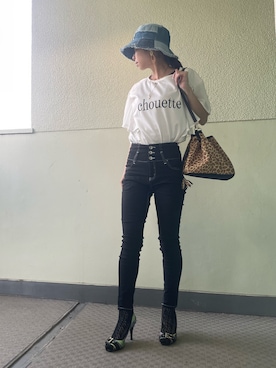 「Rodeo Crowns（ロデオクラウンズ）のアイテム（帽子）」を使った、tink0804さん（レディース・157cm）の春コーディネート