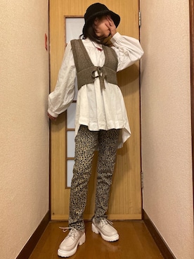 「Lee（リー）のアイテム（ブルゾン）」を使った、tink0804さん（レディース・157cm）の冬コーディネート
