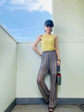 「アベイル」｜「アイテム（帽子）」を使った、tink0804さん（レディース・157cm）の夏コーディネート