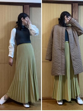 「CIAOPANIC（チャオパニック）のアイテム（その他アウター）」を使った、tink0804さん（レディース・157cm）の春コーディネート