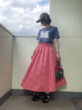 「猫」｜「アイテム（ジャケット/アウター）」を使った、tink0804さん（レディース・157cm）の夏コーディネート