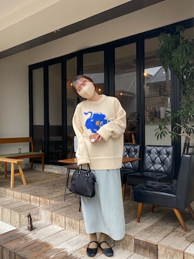 「ADER error」｜「アイテム（バレエシューズ）」を使った、wamomoさん（レディース・164cm）の春コーディネート