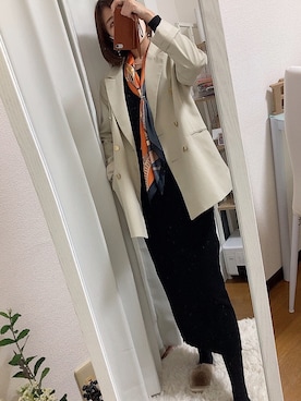 「顔タイプソフトエレガント」｜yurikastyle516さん（レディース・163cm）の冬コーディネート