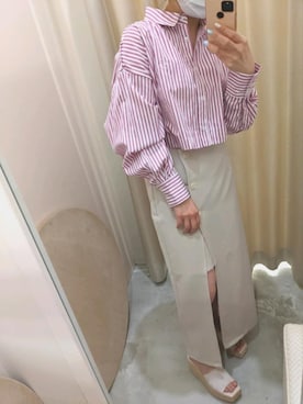 「スリットスカート」｜kaoriさん（レディース・151cm）の春コーディネート