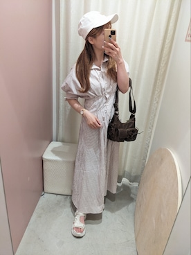 kaoriさん（レディース・151cm）の夏コーディネート