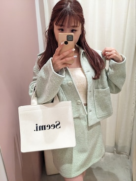 「one after another NICE CLAUP（ワンアフターアナザーナイスクラップ）のアイテム（その他アウター）」を使った、kaoriさん（レディース・151cm）の夏コーディネート