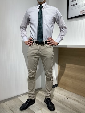 TOKYO SHIRTS OUTLET 福岡マリノアシティ店さんの（UNIQLO | ユニクロ）を使ったコーディネート