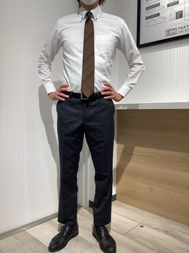 TOKYO SHIRTS OUTLET 福岡マリノアシティ店さん(メンズ・172cm)の秋コーディネート