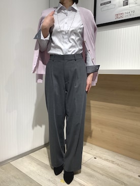 TOKYO SHIRTS OUTLET 福岡マリノアシティ店さん（レディース・164cm）の春コーディネート