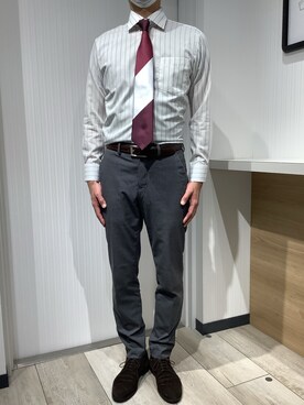 TOKYO SHIRTS OUTLET 福岡マリノアシティ店さん（メンズ・172cm）の秋コーディネート