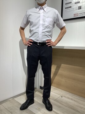 TOKYO SHIRTS OUTLET 福岡マリノアシティ店さん(メンズ・172cm)の夏コーディネート