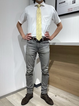 TOKYO SHIRTS OUTLET 福岡マリノアシティ店さん（メンズ・172cm）の夏コーディネート