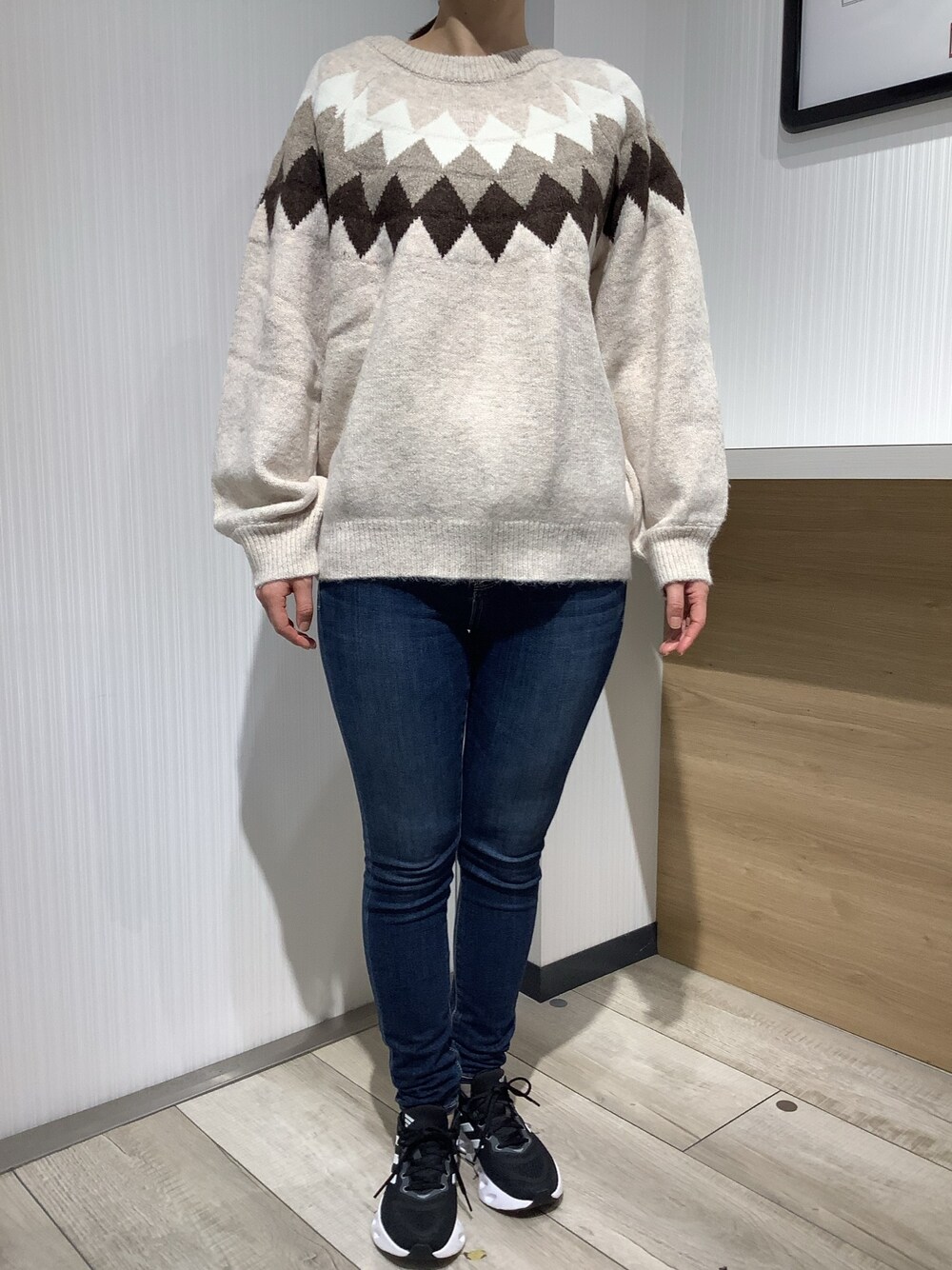 TOKYO SHIRTS（トウキョウシャツ）の「ジグザグジャガード編み