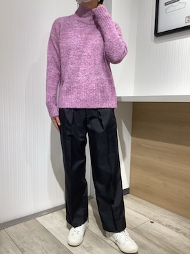 「セーターコーデ」｜TOKYO SHIRTS OUTLET 福岡マリノアシティ店さん（レディース・164cm）の冬コーディネート