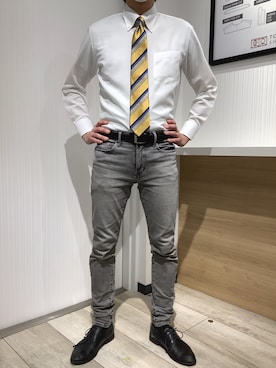 TOKYO SHIRTS OUTLET 福岡マリノアシティ店さん(メンズ・172cm)の冬コーディネート