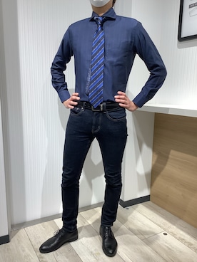 「成人式」｜TOKYO SHIRTS OUTLET 福岡マリノアシティ店さん（メンズ・172cm）の冬コーディネート