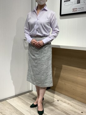 TOKYO SHIRTS OUTLET 福岡マリノアシティ店さん（レディース・168cm）の秋コーディネート