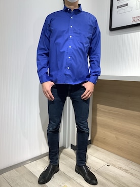 TOKYO SHIRTS OUTLET 福岡マリノアシティ店さん（メンズ・172cm）の冬コーディネート