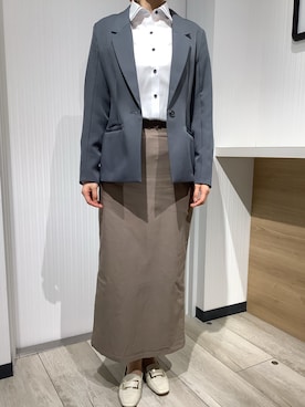 「BRICK HOUSE by TOKYO SHIRT」｜「アイテム（ジャケット/アウター）」を使った、TOKYO SHIRTS OUTLET 福岡マリノアシティ店さん（レディース・160cm）の夏コーディネート
