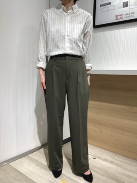 TOKYO SHIRTS OUTLET 福岡マリノアシティ店さん(レディース・164cm)の春コーディネート